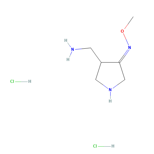 (R/S)-4-(Aminomethyl)-3-pyrrolidinone O-Methyloxime Dichloride (CAS: 215229-16-6) - Related Chemical Product