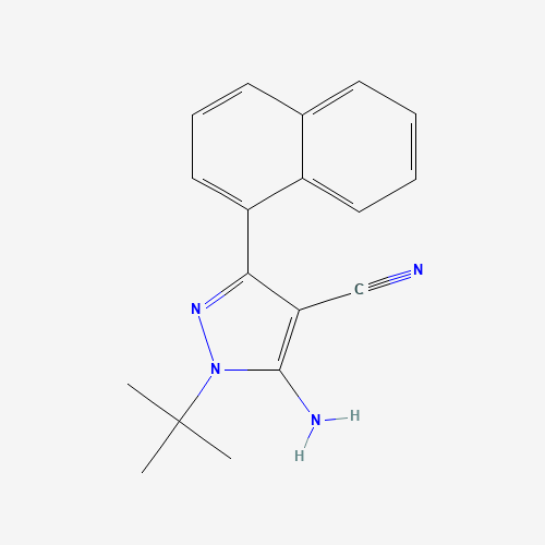5-Amino-3-(1-naphthyl)-4-cyano-1-tert-butylpyrazole (CAS: 221243-34-1) - Related Chemical Product