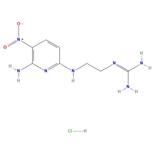 N-[2-[(6-Amino-5-nitro-2-pyridinyl)amino]ethyl]guanidine Hydrochloride (CAS: 1246816-36-3) - Related Chemical Product