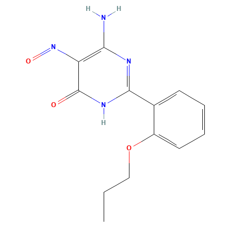 5-Amino-4-nitroso-2-(2-propoxyphenyl)pyrimidin-4(3H)-one (CAS: 57075-57-7) - Related Chemical Product