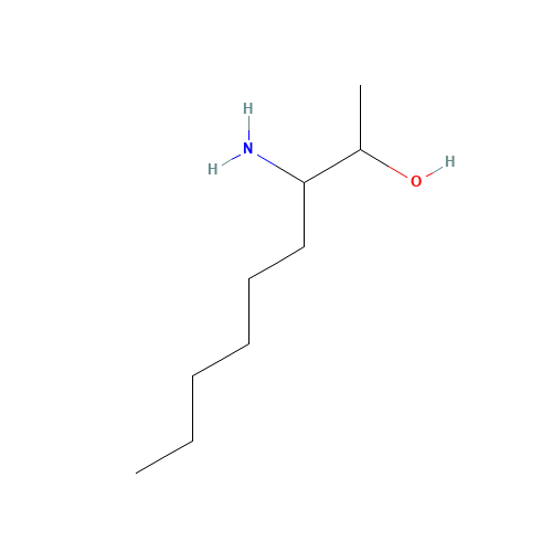 rac erythro-3-Aminononan-2-ol (CAS: 51714-10-4) - Chemical Structure and Molecular Formula 
