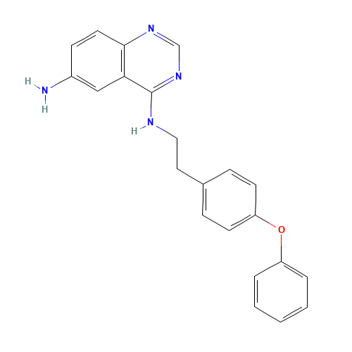 6-Amino-4-(4-phenoxyphenylethylamino)quinazoline (CAS: 545380-34-5) - Related Chemical Product