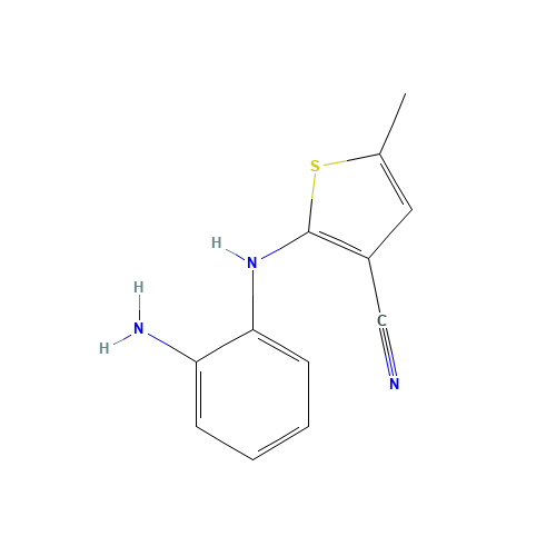 2-[(2-Aminophenyl)amino]-5-methyl-3-thiophenecarbonitrile(Olanzapine Impurity) (CAS: 873895-41-1) - Related Chemical Product