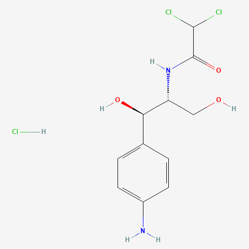 D-threo-1-(4-Aminophenyl)-2-dichloroacetylamino-1,3-propanediol Hydrochloride (CAS: 57704-36-6) - Related Chemical Product