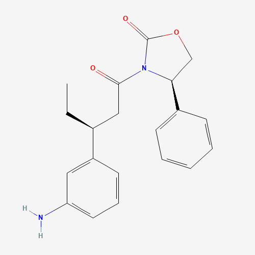 [R-(R*,S*)]-3-[3-(3-Aminophenyl)-1-oxopentyl]-4-phenyl-2-oxazolidinone (CAS: 174590-39-7) - Related Chemical Product