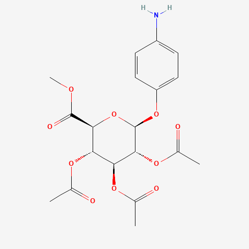 4-Aminophenyl 2,3,4-Tri-O-acetyl-b-D-glucuronide Methyl Ester (CAS: 25218-22-8) - Related Chemical Product