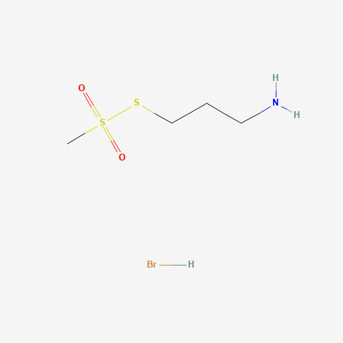 3-Aminopropyl Methanethiosulfonate Hydrobromide (CAS: 92953-13-4) - Chemical Structure and Molecular Formula 