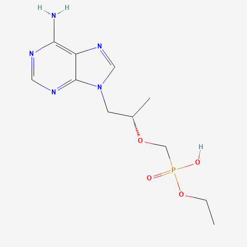 P-[[(1S)-2-(6-Amino-9H-purin-9-yl)-1-methylethoxy]methyl]-phosphonic Acid Monoethyl Ester (CAS: 1255525-18-8) - Related Chemical Product
