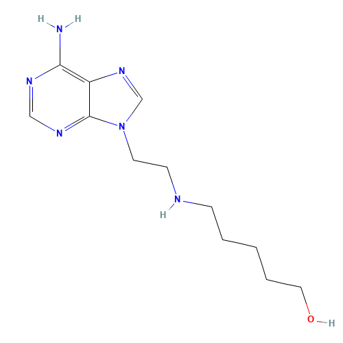 5-{[2-(6-Amino-9H-purin-9-yl)ethyl]amino}-1-pentanol (CAS: 686301-48-4) - Related Chemical Product