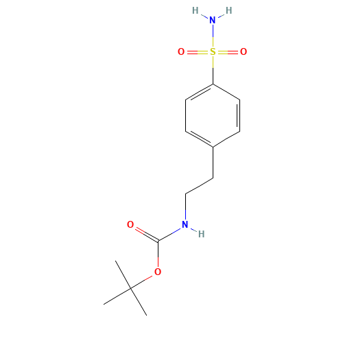 N-[2-[4-(Aminosulfonyl)phenyl]ethyl]carbamic Acid tert-Butyl Ester (CAS: 258262-54-3) - Related Chemical Product