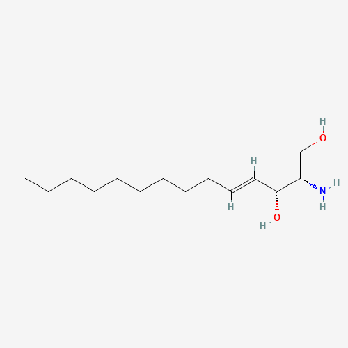 (2S,3R,4E)-2-Amino-4-tetradecene-1,3-diol (CAS: 24558-60-9) - Chemical Structure and Molecular Formula 