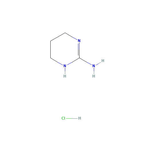 2-Amino-1,4,5,6-tetrahydropyrimidine Hydrochloride (CAS: 26893-39-0) - Chemical Structure and Molecular Formula 