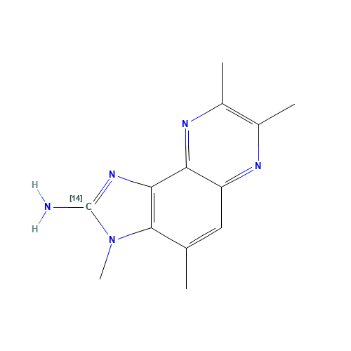 2-Amino-3,4,7,8-tetramethyl-3H-imidazo[4,5-f]quinoxaline 2-14C (CAS: 210049-21-1) - Related Chemical Product