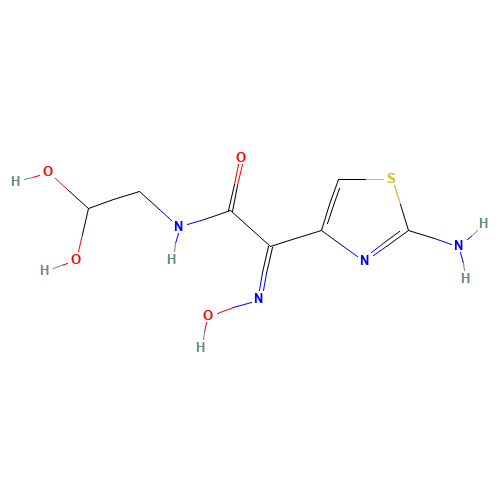 (Z)-2-(2-Aminothiazol-4-yl)-N-(2,2-dihydroxyethyl)-2-(hydroxyimino)acetamide (CAS: 178422-40-7) - Related Chemical Product