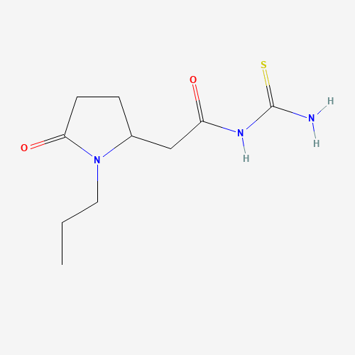 N-(Aminothioxomethyl)-5-oxo-1-propyl-2-pyrrolidineacetamide (CAS: 936751-11-0) - Related Chemical Product