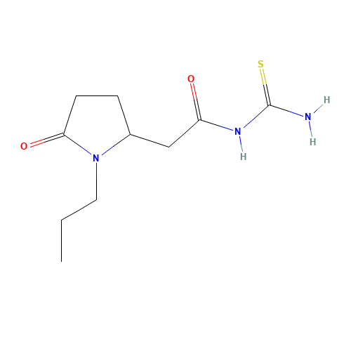 N-(Aminothioxomethyl)-5-oxo-1-propyl-2-pyrrolidineacetamide (CAS: 936751-11-0) - Related Chemical Product