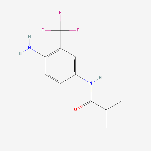 N-[4-Amino-3-(trifluoromethyl)phenyl]-2-methylpropanamide (FLU-6) (CAS: 39235-51-3) - Related Chemical Product