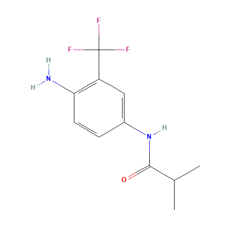 N-[4-Amino-3-(trifluoromethyl)phenyl]-2-methylpropanamide (FLU-6) (CAS: 39235-51-3) - Related Chemical Product