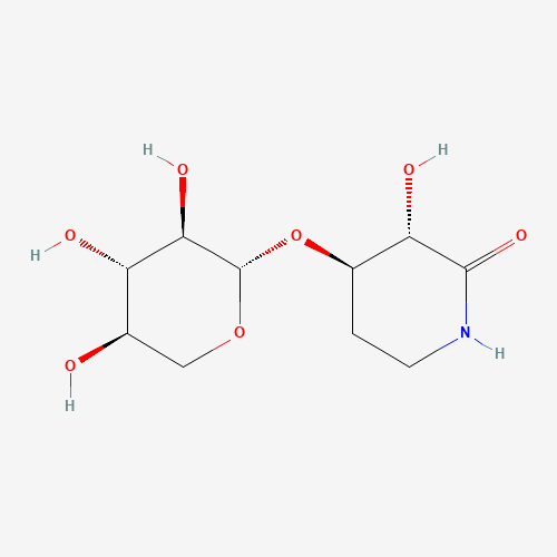 5-Amino-3-O(-D-xylopyranosyl)-D-threo-pentano-1,5-lactam (CAS: 284045-95-0) - Chemical Structure and Molecular Formula 