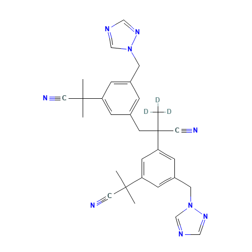 Anastrozole-d3 Dimer Impurity (CAS: 1329809-14-4) - Related Chemical Product