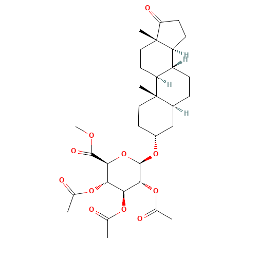 Androsterone b-D-Glucuronide Triacetate Methyl Ester (CAS: 21085-73-4) - Related Chemical Product