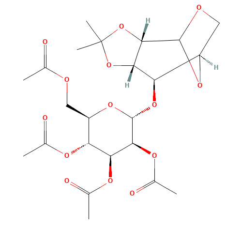 1,6-Anhydro-2,3-O-(1-isopropylidene)-4-O-(2,3,4,6-tetra-O-acetyl-a-D-mannopyranosyl)-b-D-mannopyranose (CAS: 67591-05-3) - Related Chemical Product