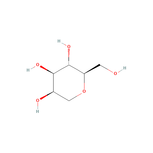 1,5-Anhydro-D-mannitol (CAS: 492-93-3) - Chemical Structure and Molecular Formula 