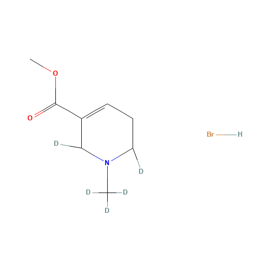 Arecoline-d5 Hydrobromide Salt (CAS: 131448-18-5) - Chemical Structure and Molecular Formula 