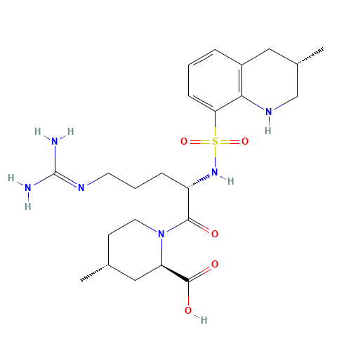 21S-Argatroban (CAS: 121785-72-6) - Chemical Structure and Molecular Formula 