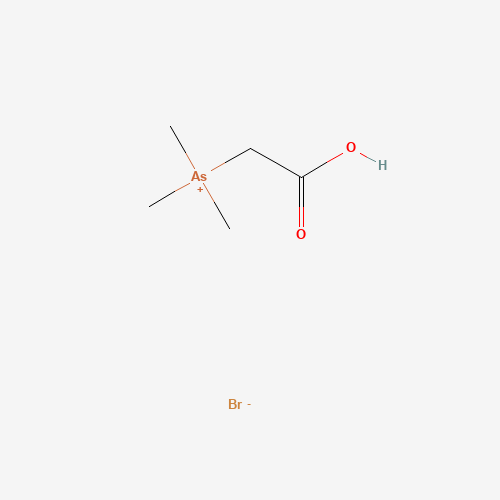 Arsenobetaine Bromide (CAS: 71642-15-4) - Chemical Structure and Molecular Formula 