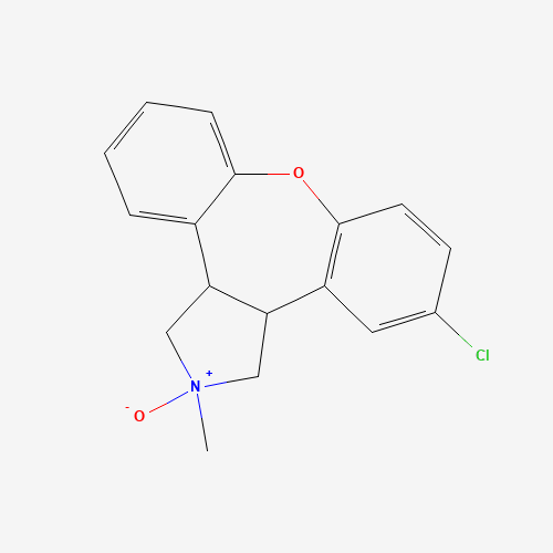 Asenapine N-Oxide (CAS: 128949-51-9) - Chemical Structure and Molecular Formula 