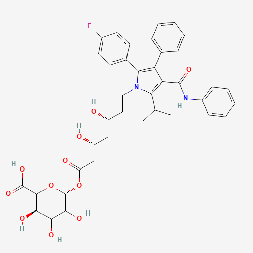 Atorvastatin Acyl-b-D-glucuronide 70%,contains up to 30% lactone (CAS: 463962-58-5) - Related Chemical Product