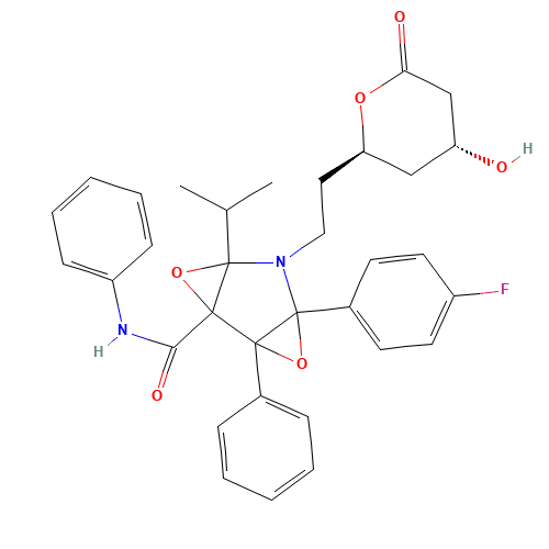 Atorvastatin Lactone Diepoxide (CAS: 1046118-40-4) - Related Chemical Product