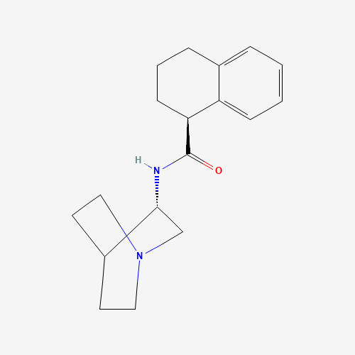 (1S)-N-(3S)-1-Azabicyclo[2.2.2]oct-3-yl-1,2,3,4-tetrahydro-1-naphthalenecarboxamide (CAS: 177793-79-2) - Related Chemical Product