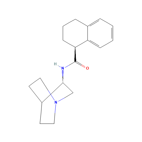 (1S)-N-(3S)-1-Azabicyclo[2.2.2]oct-3-yl-1,2,3,4-tetrahydro-1-naphthalenecarboxamide (CAS: 177793-79-2) - Related Chemical Product
