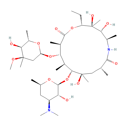 9a-aza-9a-homo Erythromycin A (CAS: 76820-32-1) - Related Chemical Product
