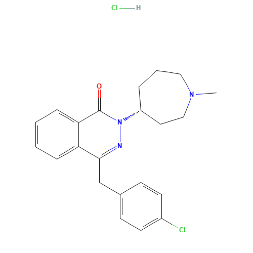 (R)-Azelastine Hydrochloride (CAS: 153408-28-7) - Chemical Structure and Molecular Formula 