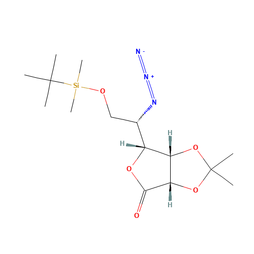 5-Azido-6-(tert-butyldimethylsilyl)-2,3-O-isopropylidene L-Gulono-1,4-lactone (CAS: 118464-49-6) - Related Chemical Product