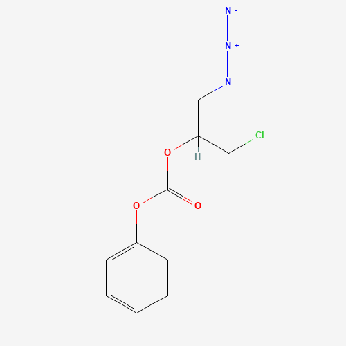 2-Azido-1-(chloromethyl)ethyl Carbonic Acid Phenyl Ester (CAS: 1216552-75-8) - Related Chemical Product