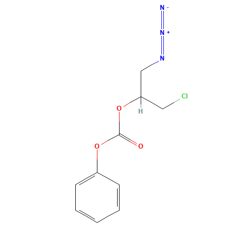 2-Azido-1-(chloromethyl)ethyl Carbonic Acid Phenyl Ester (CAS: 1216552-75-8) - Related Chemical Product