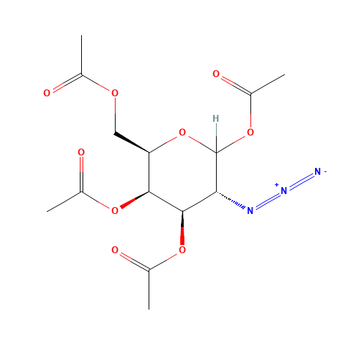 2-Azido-2-deoxy-1,3,4,6-tetra-O-acetyl-D-galactopyranose (CAS: 84278-00-2) - Related Chemical Product