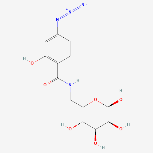 N-(4-Azidosalicyl)-6-amido-6-deoxy-glucopyranose (CAS: 86979-66-0) - Related Chemical Product