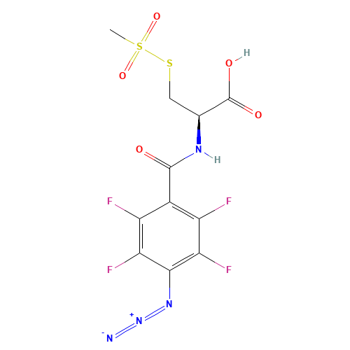 4-Azido-2,3,5,6-tetrafluorobenzamido-L-cysteine Methanethiosulfonate (CAS: 352000-06-7) - Related Chemical Product