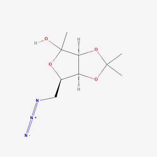 6-Azido-1,6-dideoxy-3,4-O-isopropylidene-D-lyxo-2-hexulofuranose (CAS: 122194-05-2) - Related Chemical Product