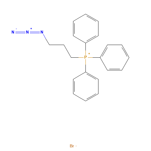 (3-Azidopropyl)triphenylphosphonium Bromide (CAS: 127611-39-6) - Related Chemical Product