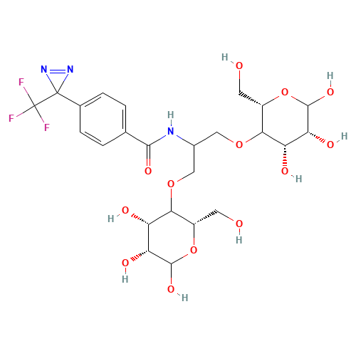 2-N-[4-(1-Azitrifluoroethyl)benzoyl]-1,3-bis-(D-mannos-4-yloxy)-2-propylamine (CAS: 129461-18-3) - Related Chemical Product