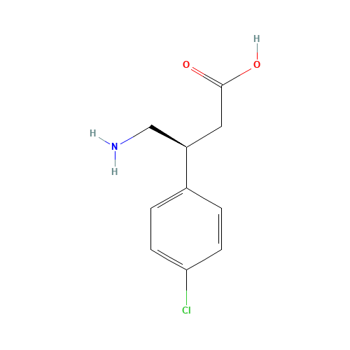 (S)-Baclofen (CAS: 66514-99-6) - Chemical Structure and Molecular Formula 