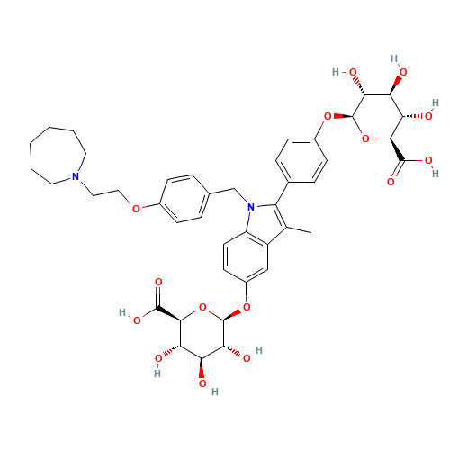 Bazedoxifene Bis-b-D-Glucuronide (CAS: 328933-67-1) - Related Chemical Product