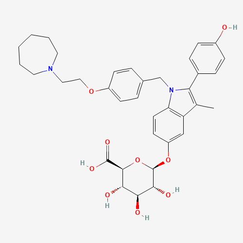 Bazedoxifene 5-b-D-Glucuronide (CAS: 328933-56-8) - Related Chemical Product