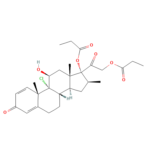 Beclomethasone Dipropionate (CAS: 5534-09-8) - Chemical Structure and Molecular Formula 